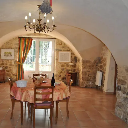 Charming Stone House With Terrace And Garden, Lussan Holiday home
