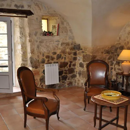 度假居 Charming Stone House With Terrace Lussan (Gard)
